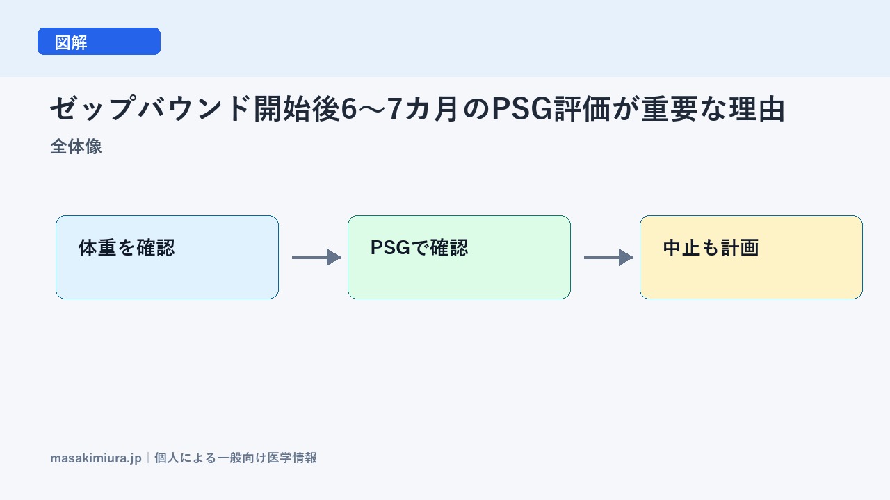 ゼップバウンド開始後6〜7カ月のPSG評価が重要な理由の全体像
